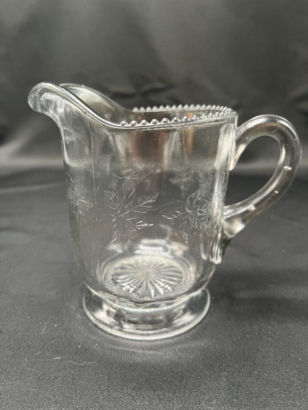 Antique Early American Pressed Glass (EAPG) Cream Pitcher
